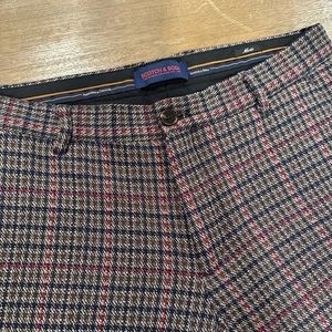 Scotch & Soda Plaid Pants